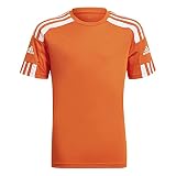 adidas Unisex Kinder Squad 21 Jsy Y T-Shirt, team orange/white, 176