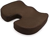 Steißbeinkissen Orthopädisches Sitzkissen Steißbein Schmerzlinderungskissen Memory Foam Hüfte Hoch Sitzkissen für Rollstühle Steißbein Butt Bone Steißbein Schmerzen Unten,Brow