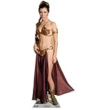 Star Cutouts Pappaufsteller von Leia Gold Bikini Palace Slave G