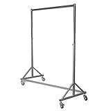 Profi Industrie Kleiderstange sehr stabiler Kleiderständer auf Rollen höhenverstellbar bis 185cm maximal 150kg belastbar!