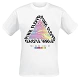 Pink Floyd DSOTM Rainbow Männer T-Shirt weiß XXL 100% Baumwolle Band-Merch, B