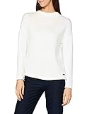 Street One Damen 315502 Stehkragen T-Shirt, Soft White, 40