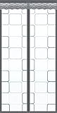SJASD Wärmeschutzvorhang Magnet Thermo Türvorhang -Winter Kalteschutz Isolier Schutz - Verdunklungsgardine Winddicht Geräuschisolierung Fliegenvorhang für Balkontür Wohnzimmer,Grau,80×200