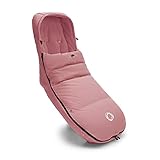 Bugaboo Performance Winter Fußsack für die kalte Jahreszeit, unverzichtbares Kinderwagen-Zubehör mit Kapuze und Zwei-Wege-Reißverschluss, Fußwärmer in Evening Pink