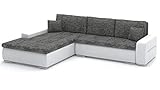 Sofini Ecksofa Toronto 240/200 mit Schlaffunktion! Eckcouch mit Bettkästen! Best Ecksofa! (Lawa 17+ Soft 17 Links)