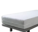 Velfont – Elastischer Matratzenbezug mit Reißverschluss,Frottee Baumwolle Matratzenauflage | Matratzenschonbezug - 140 x 200 cm -Weisse- Matratzenhöhe 30cm - verfügbar in verschiedenen Größ