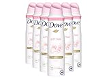 Dove Deodorant Spray Soft Feel Anti-Transpirant Frauen Deo schützt 48 Stunden vor Körpergeruch und Achselnässe 6x150