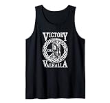 Wikinger Viking Oldschool Victory or Valhalla Odin Thor Tank Top