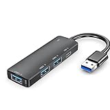 USB 3.0 Hub , 4 Port Aluminium USB 3.0 Adapter, Aufladen, USB 3.0 Daten-Hub-Adapter für Laptop, Mobiltelefon, U-Disk-Schnittstelle, Tastatur, Flash Drive, HDD und mehr, Andere USB G