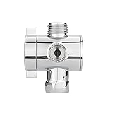 Dusch-Dreiwege-Umschaltventil Replacement Part For Hand Shower Switch Valve Shower Adapter Diverter Valve Diverter Valve Replacement Adapter Umstellventil Für Spüle, Bad, Küche Und Duscharm V