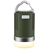 EMNT Camping Lampe LED 15000 mAh mit USB Aufladbar Campinglampe IP66 Wasserdicht Camping Licht mit Taschenlampe Funktion für Wandern, Notfall, Camping L