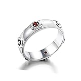 AWIG Das Wandelnde Schloss Offene Silberringe Anime-Ring Damen Schmuck Ringe für Anime-Fans,7