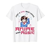 Otaku Kanji Katakana - Just A Girl Who Loves Anime and Music T-S