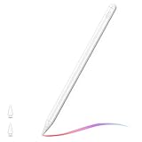 MOWEI Stylus Stift für Apple iPad, Neigungsensitivität und Palm Rejection [Nein Drucksensitivität] Active Pencil für iPad Pro/iPad Air/iPad/iPad Mini (2018-2021)-Weiß