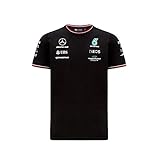 Mercedes-AMG Petronas - Offizielle Formel 1 Merchandise 2021 Kollektion - Herren - Driver Tee - Kurze Ärmel - Schwarz - S