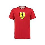 Ferrari Offizielles 2018-Kinder-T-Shirt für Kinder von 1-14 Jahren, rot, Age 3-4 (Height 104cm)