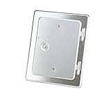 Set Kamintür verzinkt 12 x 18 cm, incl. Schnellzement, Spachtel und Vierkantschlü