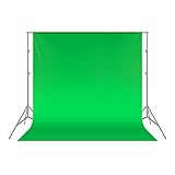 Neewer 1,8 x 2,8 M PRO Foto Studio Faltbare Hintergrund Kulisse für Fotografie, Video und Fernsehen (nur Hintergrund)-GRÜN