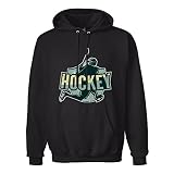CAIBING Men's Hoodie Ho-c*ke/y S^ka&t!er Durable Keep warm Inside Young EU Size Pullover Hoodie Black XL