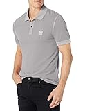 BOSS Herren Prime Slim Fit Short Sleeve Polo T-Shirt Polohemd, Nebelgrau, X-Groß