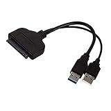 ZHANGAIGUO CCCZY USB3.0 Sata Easy Drive Linie Wanke Cloud Computer Converter Mobil 2.5 Hard Disk Data Line Adapter High-Speed-Übertragung (Color : USB with Power suppl)