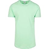 Urban Classics Herren Shaped Long Tee T-Shirt, Grün (Neomint 01727), 5XL