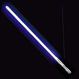 XLLQYY Lichtschwert, Metallgriff SchwertköRper USB-Aufladung -Echtes Erlebnis Lichtschwerter- Cooles Spielzeug für Erwachsene und Kinder Lichtschwert Rollenspiel-Requisiten, (Silver Handle, Blue)