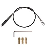 Folewr M19 x 2 mm 100 cm Verlängerungskabel, elektrisch, flexibel, Schaft für Dremel Power Rotary T