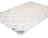 allsana Tencel® Klimafaser Steppbett 135x200 cm, Lyocell Ganzjahresdecke für Allergiker, waschbar bei 60°C, Tencel Bettdecke bei Allerg