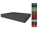 Pillows24 Palettenkissen | Palettenauflage Polster für Europaletten | Hochwertige Palettenpolster | Palettensofa Indoor & Outdoor | Erhältlich Made in EU | Sitzfläche 120x80x15, Grap