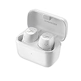 SENNHEISER CX Plus True Wireless – Bluetooth-In-Ear-Kopfhörer: Musikhören und Telefonieren mit Active Noise Cancellation, anpassbarer Touch-Bedienung, Bass Boost, IPX4 und 24h Akkulaufzeit, Weiß