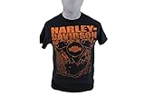 HARLEY-DAVIDSON Herren Engine Out Dealer T-Shirt aus Baumwolle - Tee Shirt - Kurzarm Oberteil für Männer mit Rippstrick, XL