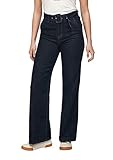 s.Oliver Damen Regular Fit: Wide leg-Jeans dark blue 34.32