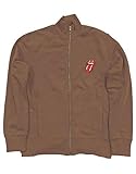 The Rolling Stones Jacke Track Top Classic Tongue offiziell Herren Braun Zipp