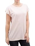 Urban Classics Damen Ladies Extended Shoulder Tee T-Shirt, pink, S