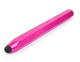 DURAGADGET Eingabestift für Google Pixel 4 / Google Pixel 4 XL Smartphones, gummierte Spitze, Aluminium, Pink