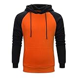 ZDDHOODY Herren Sweatshirt Kapuzenpullover Pullover Hoodie Sweatjacke Casual Streetwear Basic Style Herren Langarm Hoodie Pullover Sweatshirt Herbst Winter Sport Oberteil Fitness Läuft Kapuzenp