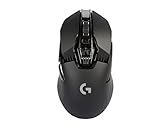 Logitech G900 Chaos Spectrum Wireless Gaming Maus, Kabellose 2.4GHz Verbindung mit USB-Empfänger, 12000 DPI Sensor, RGB-Beleuchtung, 6 Programmierbare Tasten, PC/Mac - Schwarz, Englische Verpackung