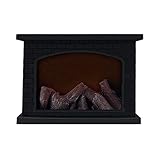 Fauge Elektrische Kamin Laterne Led Flammen Holz Effekt Rechteck Kamin Laterne für Hause Dekor Drinnen Weihnachten Schmuck