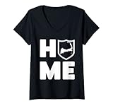 Damen Kap Massachusetts Boston Hyannis Dennis Ozean Kap MA Cod T-Shirt mit V