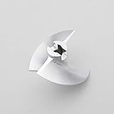 VIKEP 1 stück Aluminium Metall CNC Propeller Jet Pump Thruster Propeller Prop 4mm 5mm Wellendurchmesser 40mm 26mm Fit für RC Jet Drive Boot (Color : D26xd4mm)
