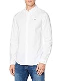 Tommy Hilfiger Herren Tjm Slim Stretch Oxford T Shirt, WeiÃŸ, L EU