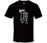 xiaolong Gibson Les Paul Guitar Funy Thirt Men Thirt_Black3XL011
