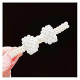 UEANKZHU Haarnadel Perlen Bogen Haarspangen Pins Für Frauen Mädchen Mode Geometrische Blume Herz Barrettes Headwear Haarnadeln Haarschmuck Schöner Kopfschmuck (Color : 1)