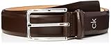 Calvin Klein Herren Score LINE Buckle Fixed 35MM Winter-Zubehör-Set, Dunkelbraun, 90