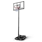 ONETWOFIT Basketballkorb mit Ständer Basketballkorb Set, 262-305cm höhenverstellbares mobiles Basketballkorb-Set OT285