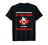 Herren Alter Mann Tischtennis Schläger Ping Pong Spruch Geschenk T-S