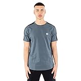SMILODOX Herren T-Shirt Harry - Regular fit Kurzarm Oberteil mit Rundhals, Größe:XXL, Color:Graub
