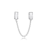 Charms 925 Silber Original Fit Pandora Armbänder Sterling Silber Insignia Sicherheitskette Charm Perlen Für Frauen Diy Schmuck