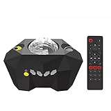 Yousiju Galaxy Laser Projektor Nachtlicht Bluetooth-Musik LED Star Projector Light Aurora Atmosphäre Schlafzimmer Nachttischlampe (Color : White, Size : 16.5 * 7 * 11cm)